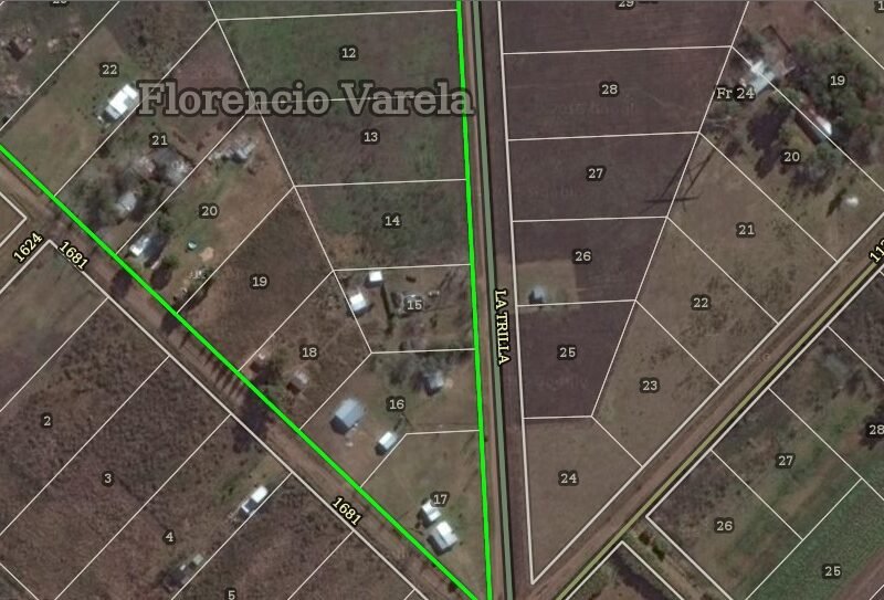Quinta de 3.100 m2 y otra de 2.600 m2 en Ing. Allan, Fcio. Varela